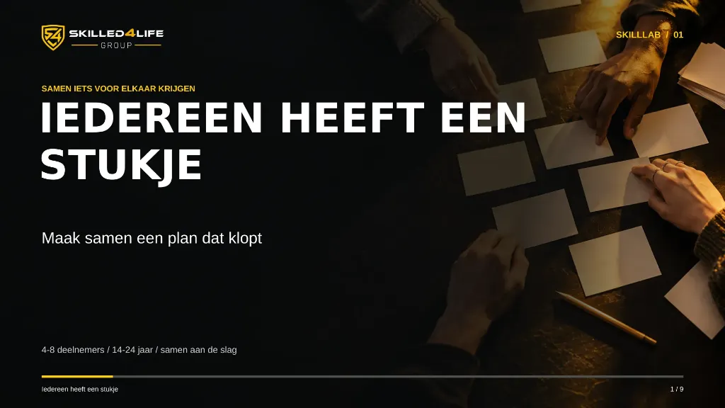 [S4L-LAB-01] SkillLab — Iedereen heeft een stukje